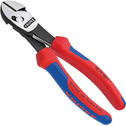 KNIPEX KNIPEX TWIN FORCE HIGH PERFORMANCE DIAGONAL SIDE CUTTING PLIERS 73 72 180 